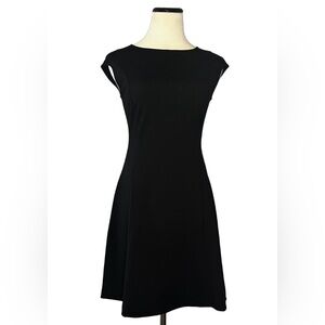 Gap Black Ponte Dress. A-Line simple black dress